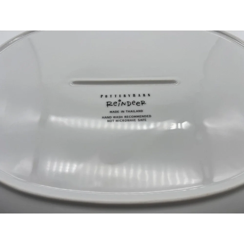 Pottery‎ Barn Rudolph Reindeer Serving Platter - Oval RARE